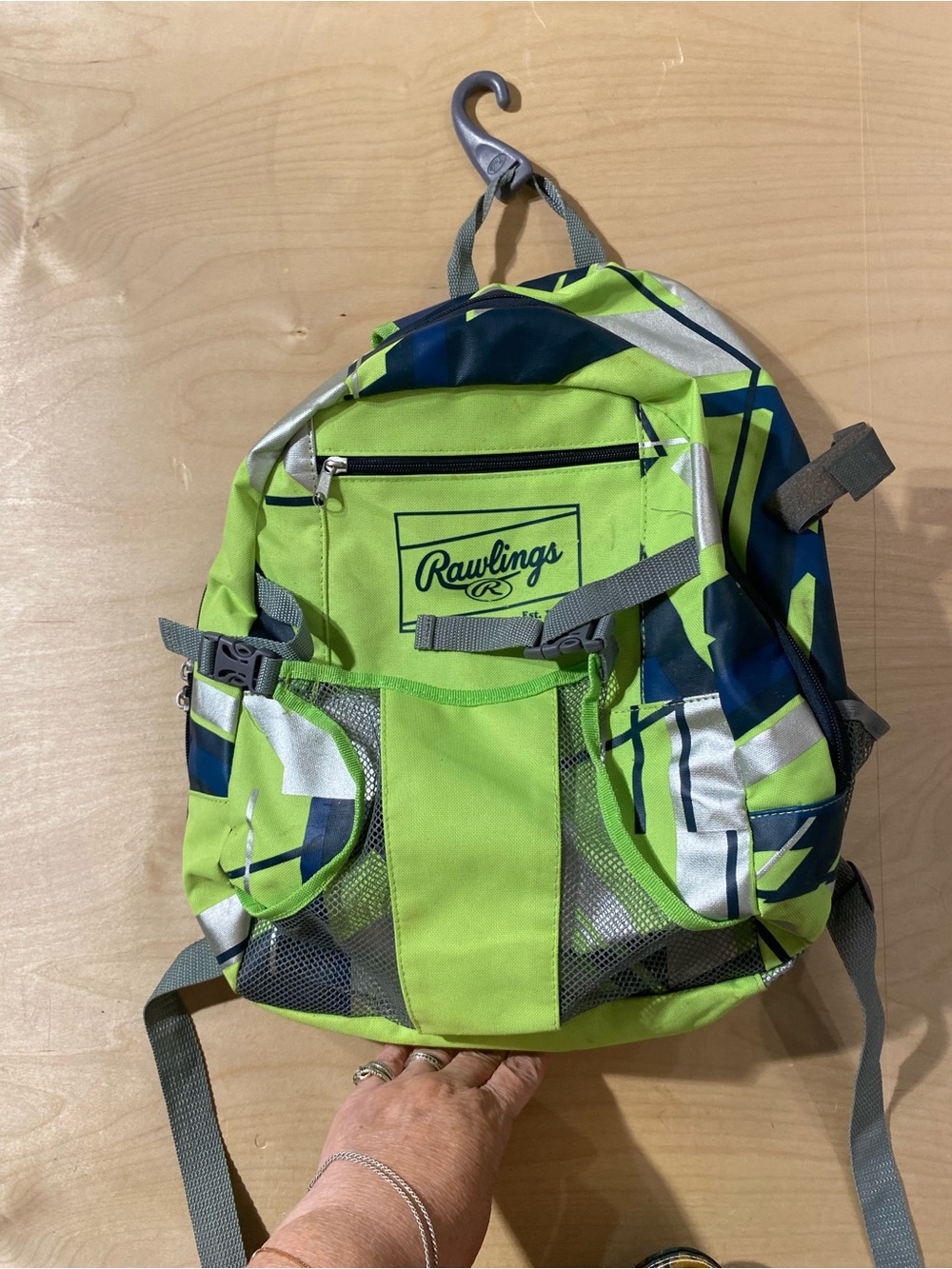 Rawlings Neon Green Athletic Backpack (SU)